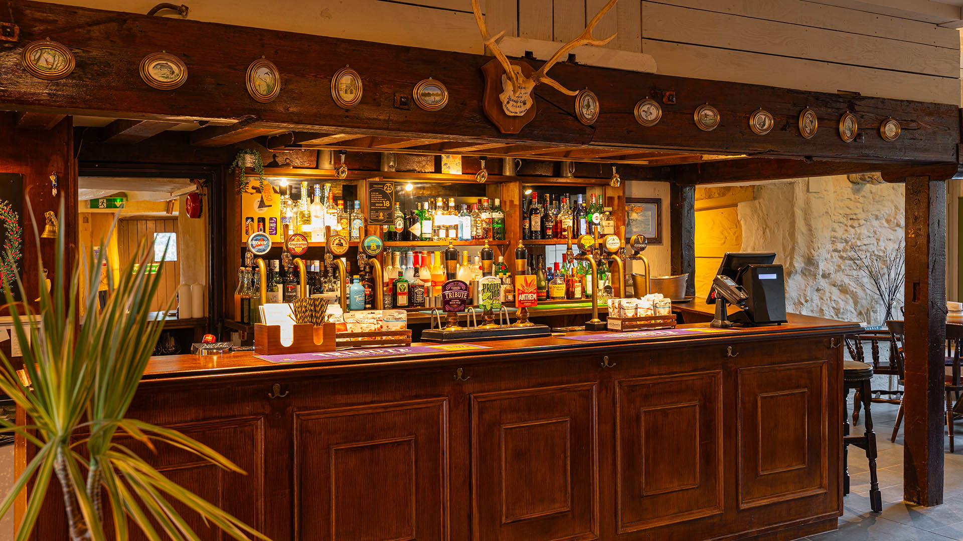 The Punchbowl and Ladle Truro before photo of the bar