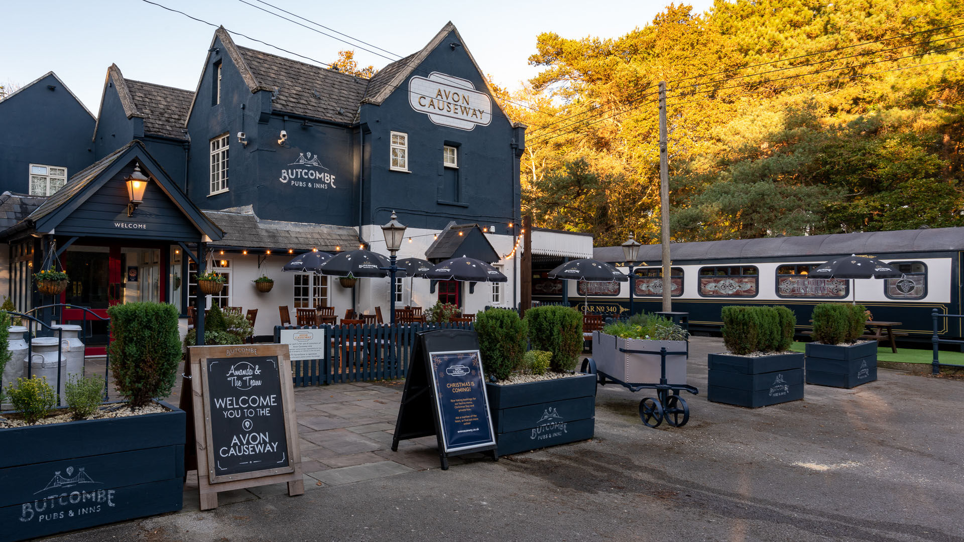 Pub that has been painted 