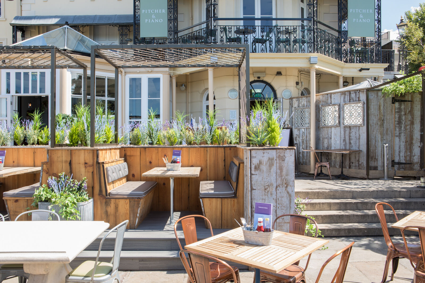 Garden at Pitcher & Piano Richmond