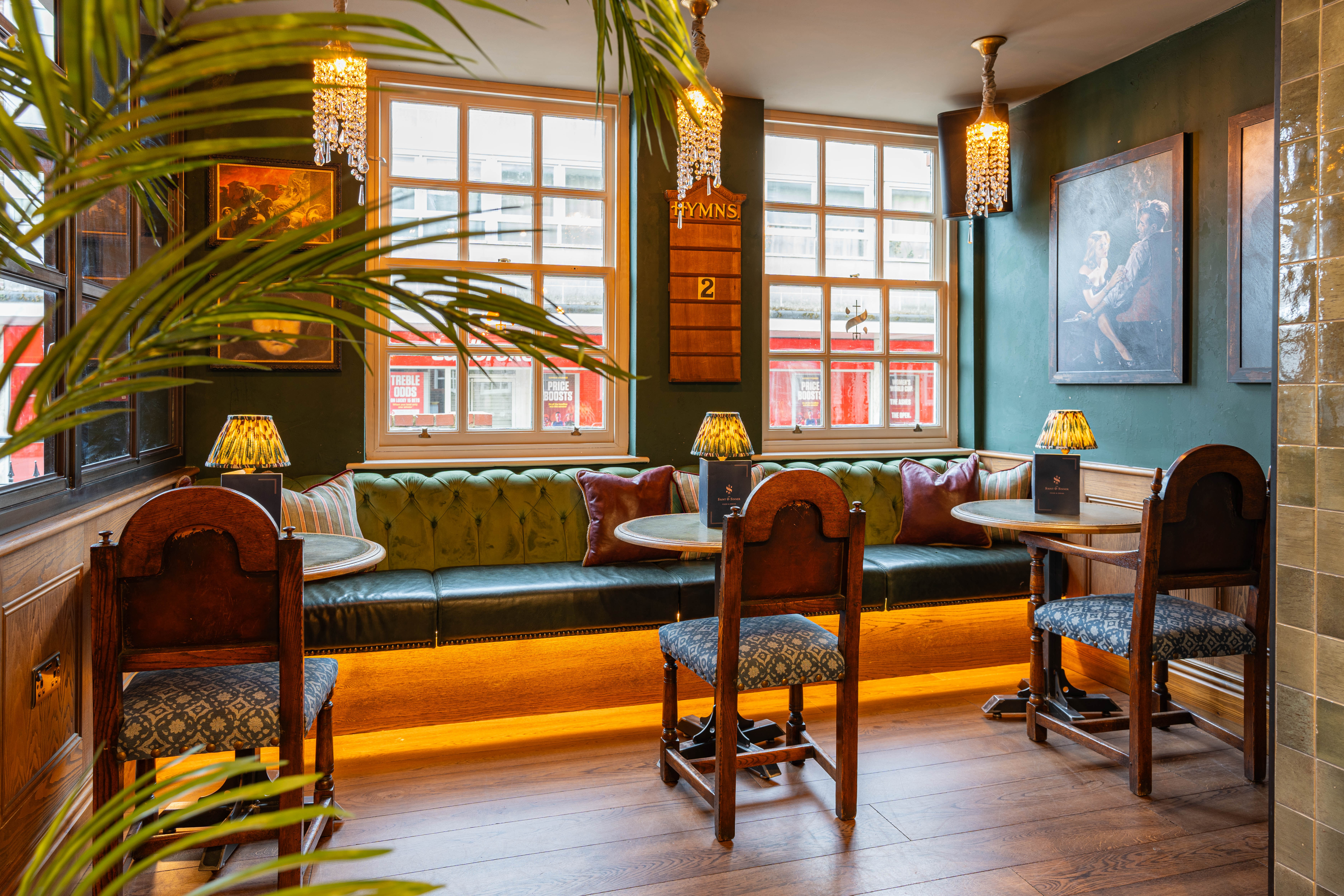  seating in saint and sinner