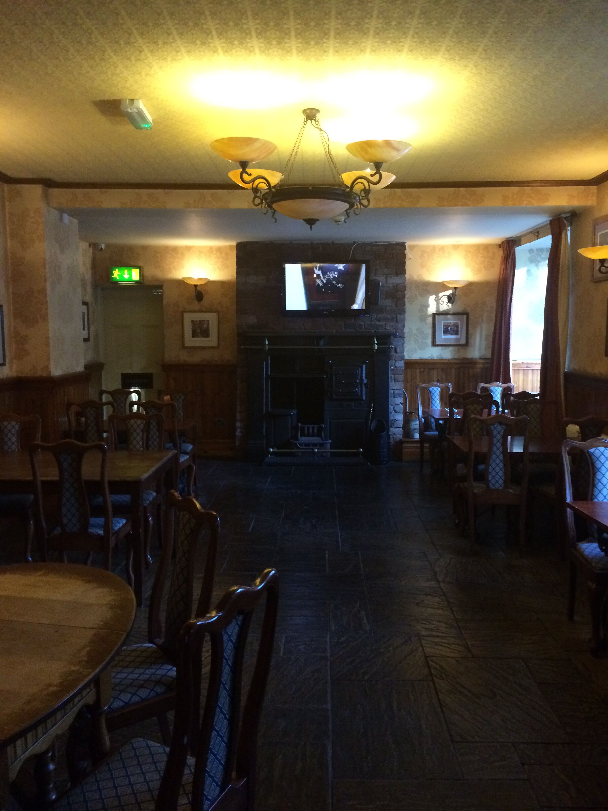 The George before and after