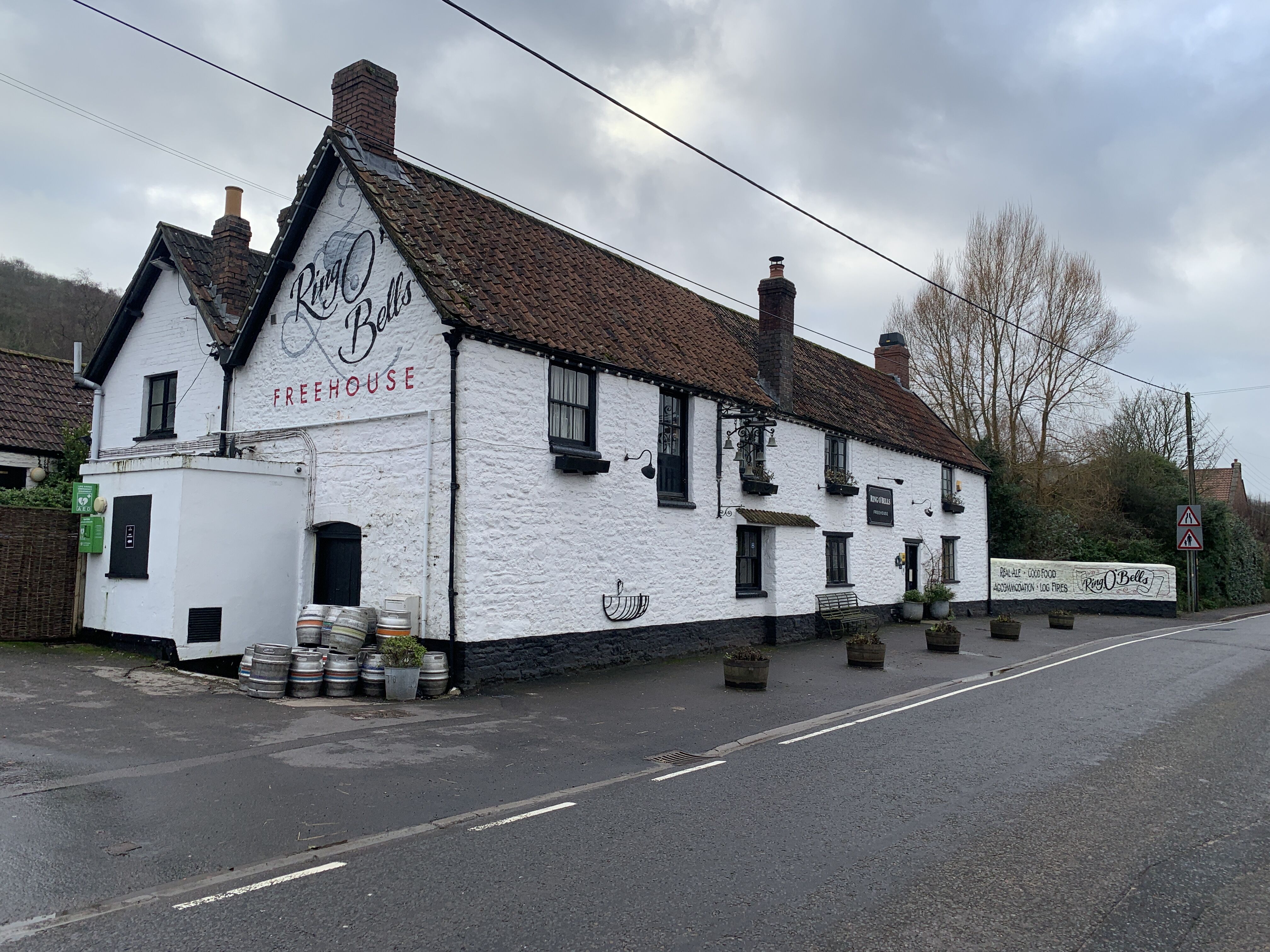 repainted pub exterior 