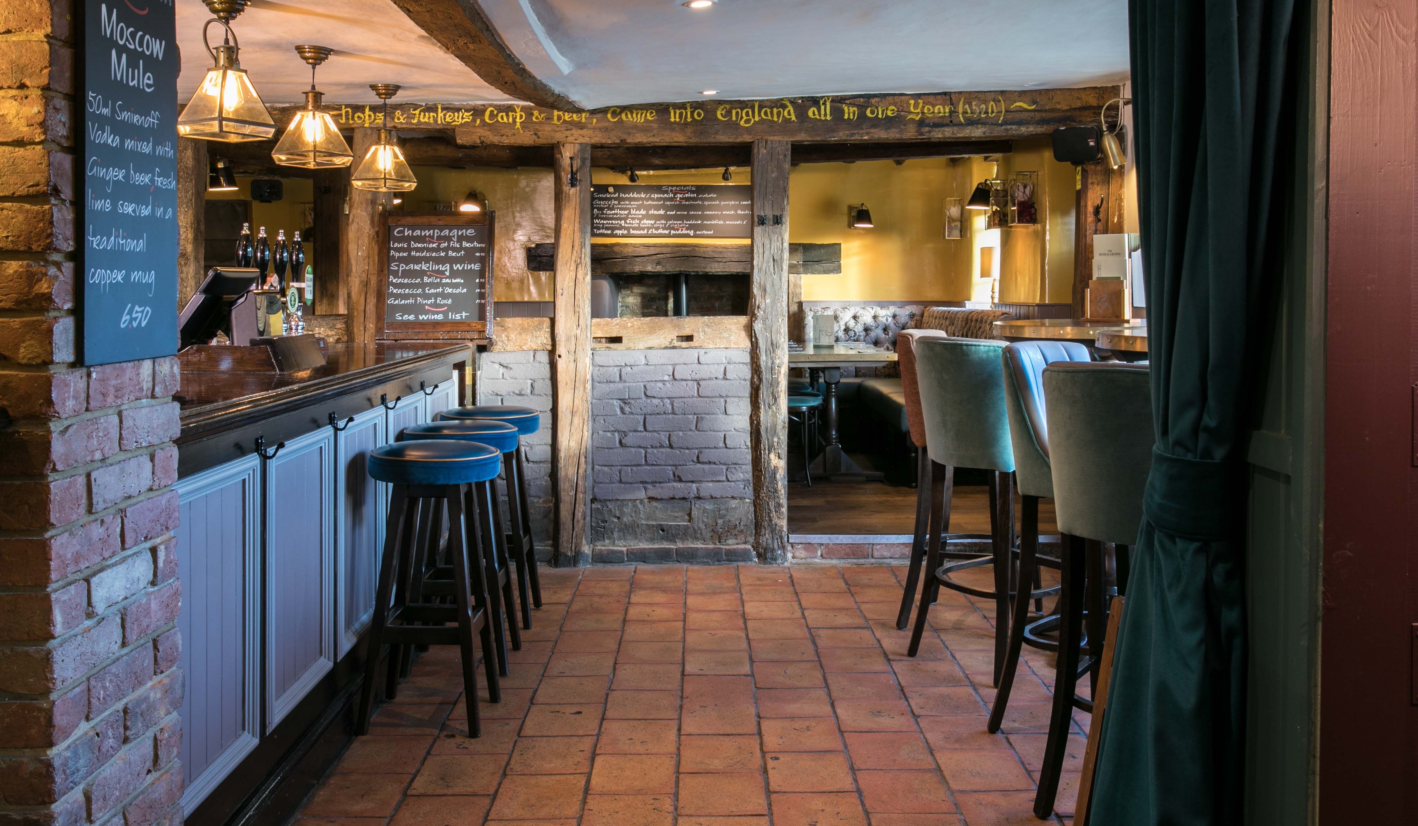 Rose & Crown before & after