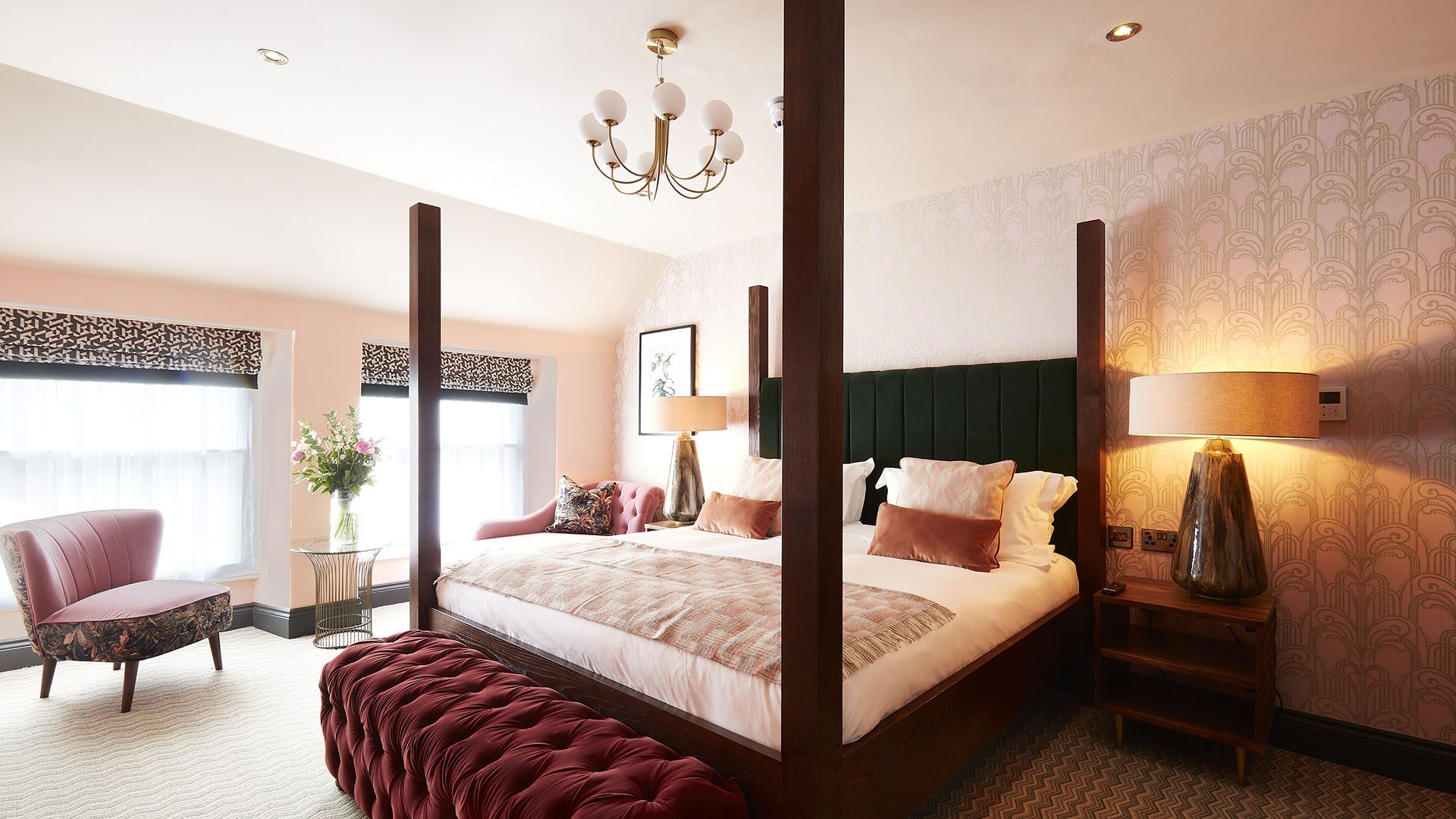 The interior of Ingleside House before and after the refurbishment