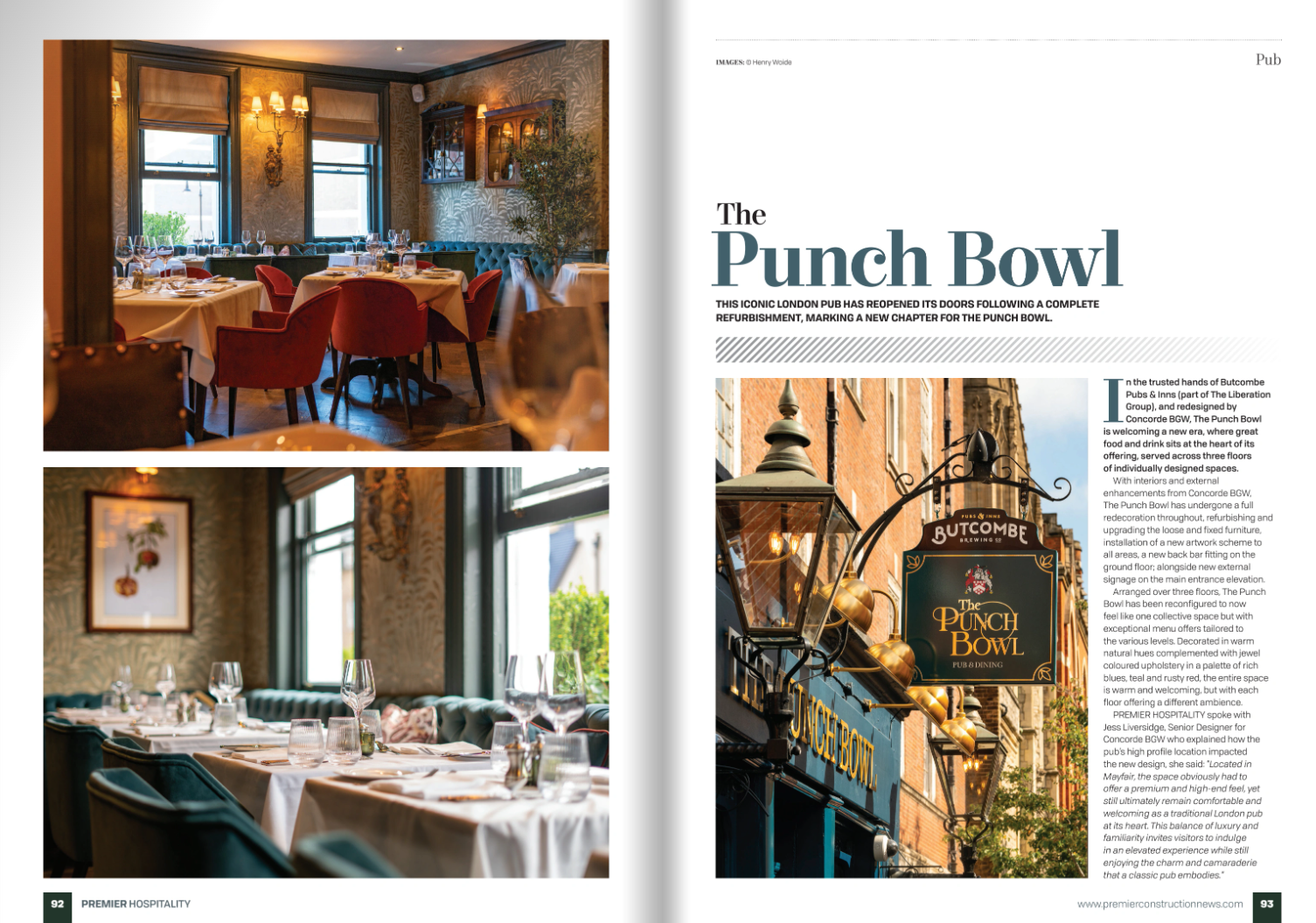 Screenshot of the feature and interview with Jess