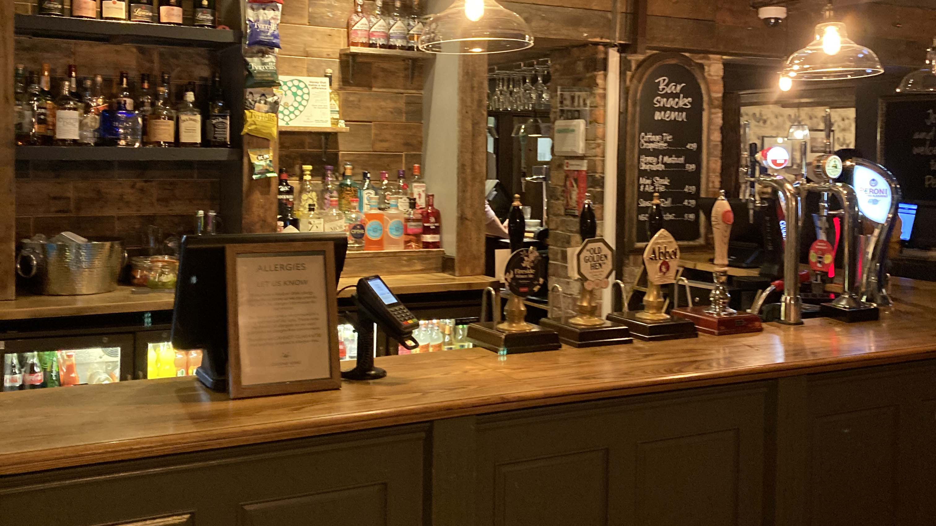 The Peacock before and after