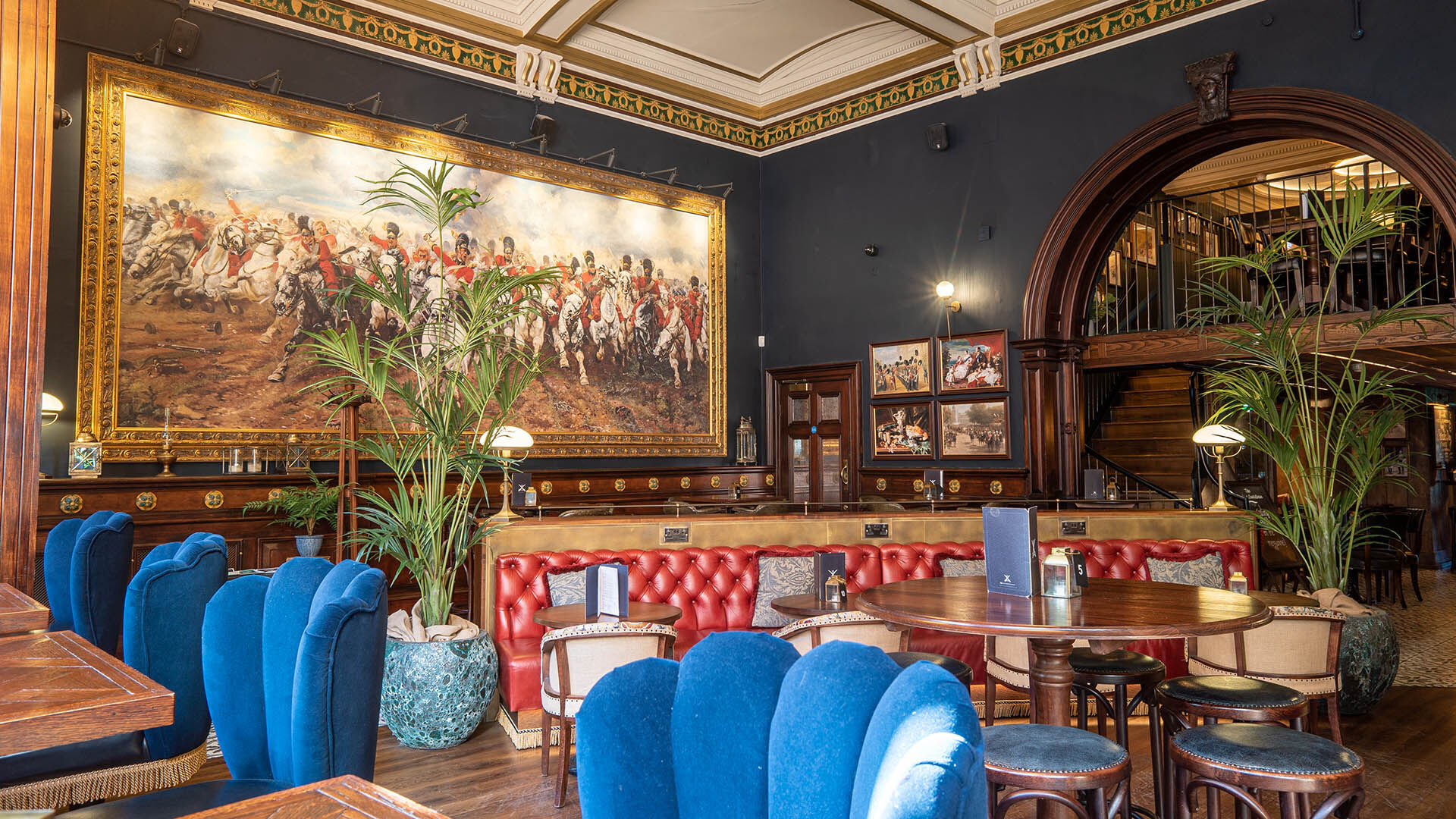 death or glory painting in a london pub