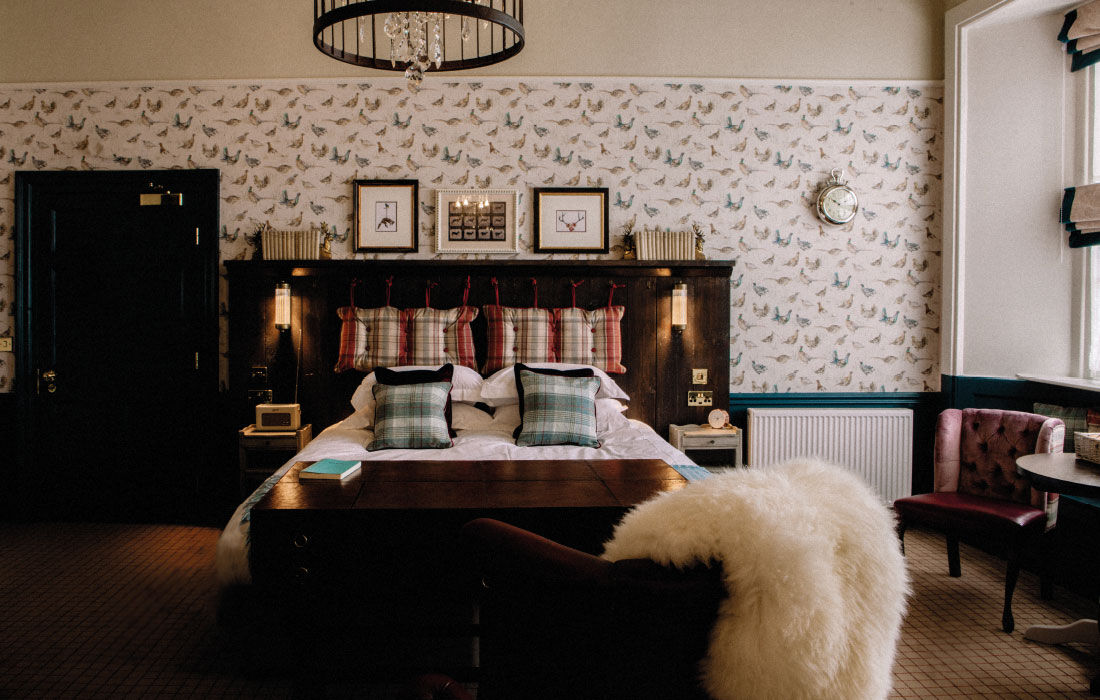 Stag at Stow before and after