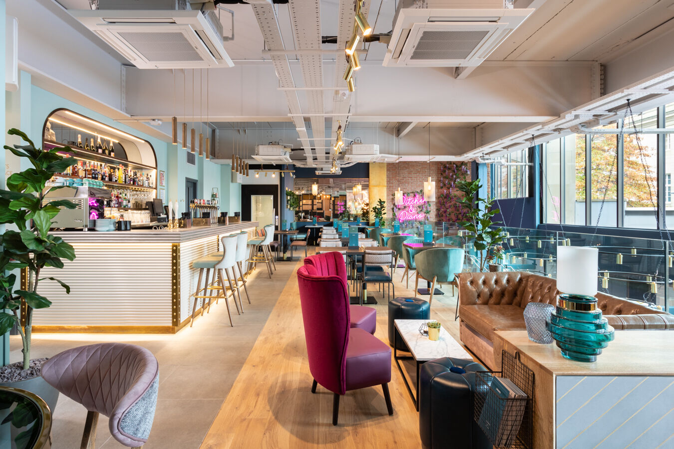 Bar at Pitcher & Piano Sheffield