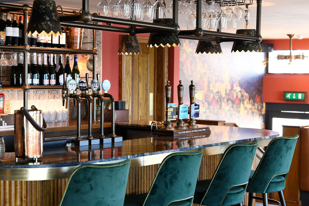 The interior of the Mariners before and after the design and fit-out